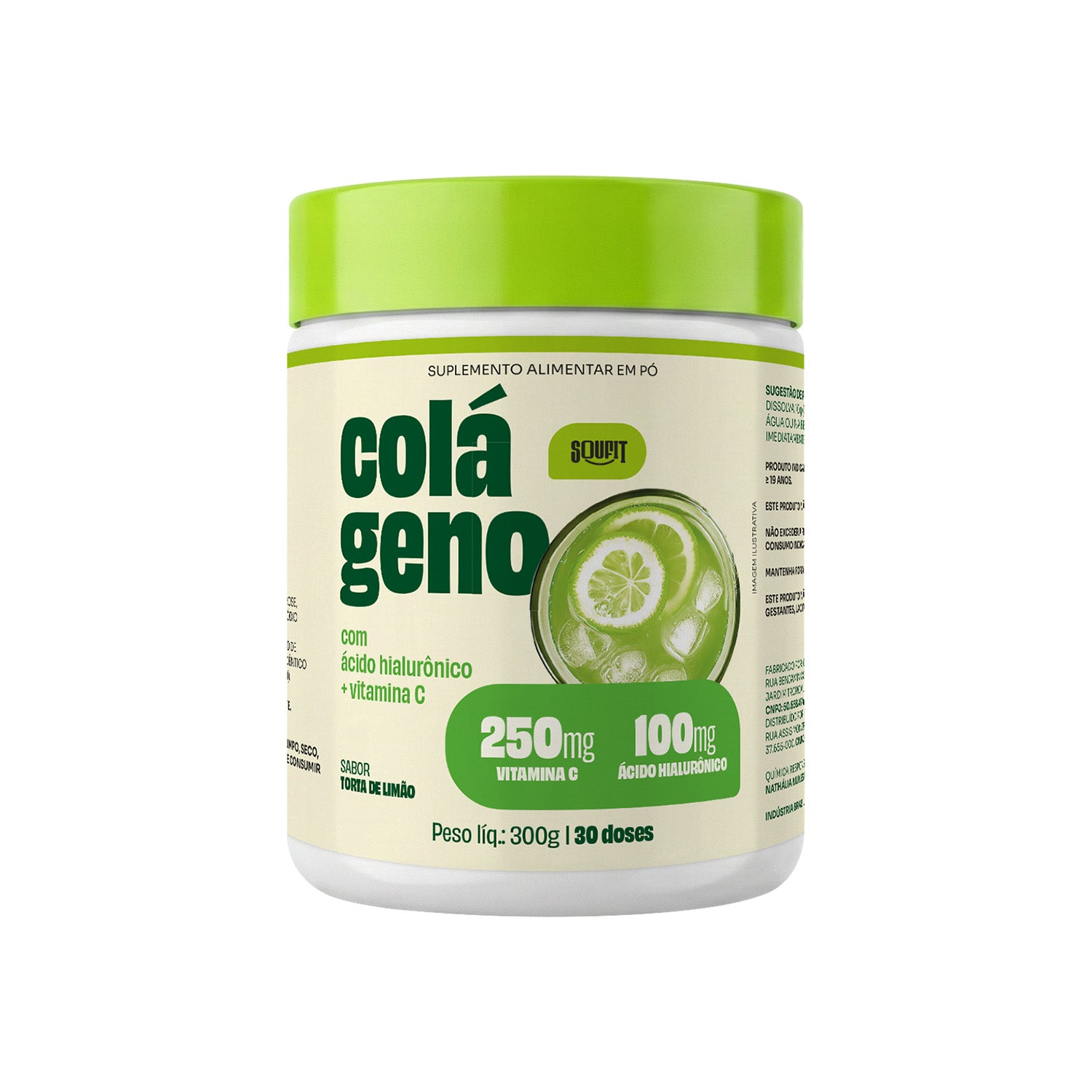 Colágeno 3 em 1 c/ Ácido Hialurônico + Vitamina C 300g